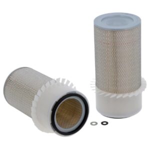 PFA11176 Air Filter Primary Round Metal End Finned