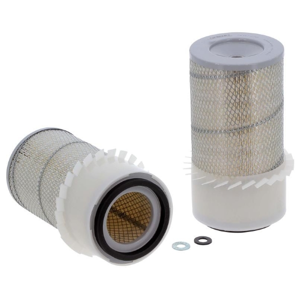 PFA10586 Air Filter Primary Round Metal End Finned